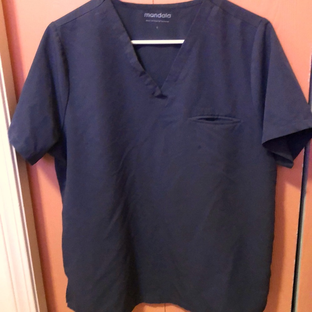 Scrubs uniform - dark grey - woven equa-tek advanced material technology
